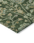 LOOMLAN Rugs Echo Green Washable Indoor-Outdoor Rug