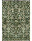 LOOMLAN Rugs Echo Green Washable Indoor-Outdoor Rug