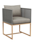 Crete Fabric Outdoor Dining Armchair