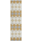 LOOMLAN Rugs Eira Gold Washable Indoor-Outdoor Rug