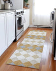 LOOMLAN Rugs Eira Gold Washable Indoor-Outdoor Rug