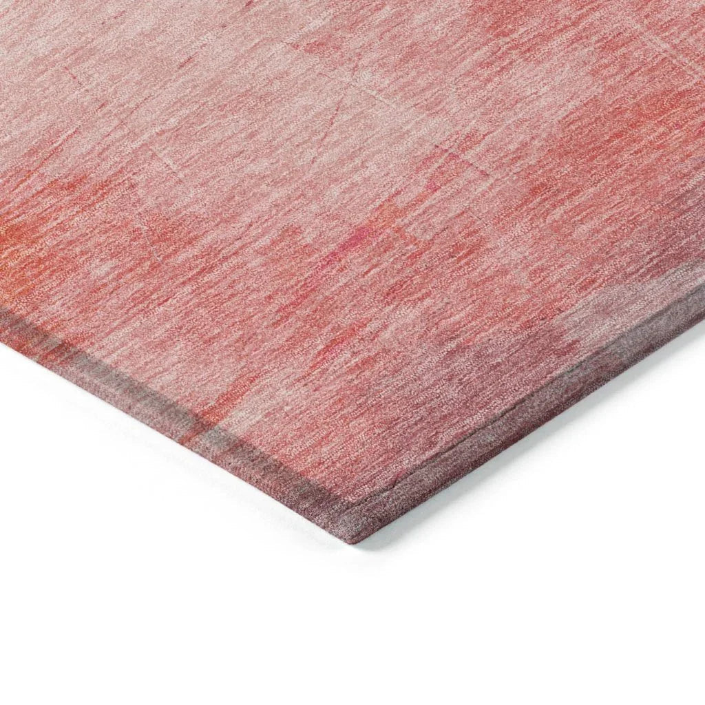 LOOMLAN Rugs Elanisse Pink Washable Indoor-Outdoor Rug