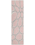 LOOMLAN Rugs Elantra Pink Washable Indoor-Outdoor Rug