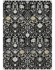 Elara Black Washable Indoor - Outdoor Rug - LOOMLAN - LOOMLAN Rugs - Outdoor Rugs
