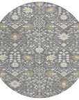 LOOMLAN Rugs Elara Charcoal Washable Indoor-Outdoor Rug