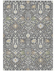 LOOMLAN Rugs Elara Charcoal Washable Indoor-Outdoor Rug