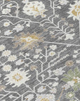 LOOMLAN Rugs Elara Charcoal Washable Indoor-Outdoor Rug