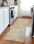 LOOMLAN Rugs Elara Gold Washable Indoor-Outdoor Rug