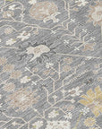 LOOMLAN Rugs Elara Gray Washable Indoor-Outdoor Rug