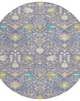LOOMLAN Rugs Elara Purple Washable Indoor-Outdoor Rug