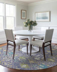 LOOMLAN Rugs Elara Purple Washable Indoor-Outdoor Rug