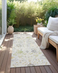 LOOMLAN Rugs Elara Silver Washable Indoor-Outdoor Rug
