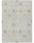 LOOMLAN Rugs Elara Silver Washable Indoor-Outdoor Rug