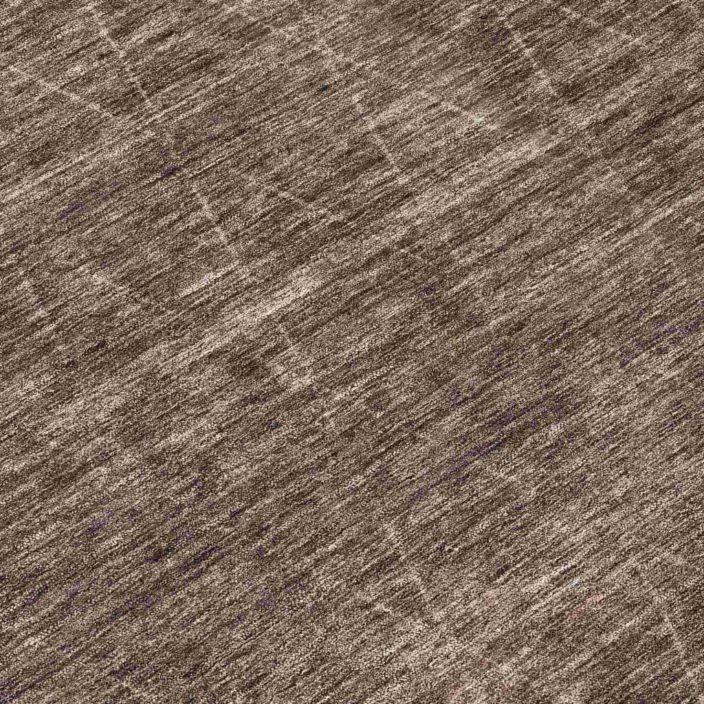 LOOMLAN Rugs Elaria Brown Washable Indoor-Outdoor Rug