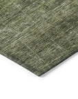 LOOMLAN Rugs Elaria Green Washable Indoor-Outdoor Rug