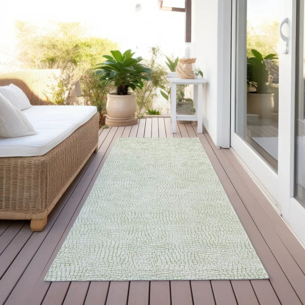 LOOMLAN Rugs Eleya Aloe Washable Indoor-Outdoor Rug