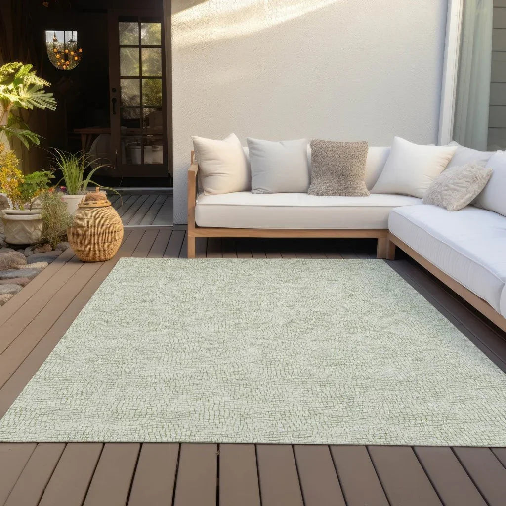 LOOMLAN Rugs Eleya Aloe Washable Indoor-Outdoor Rug