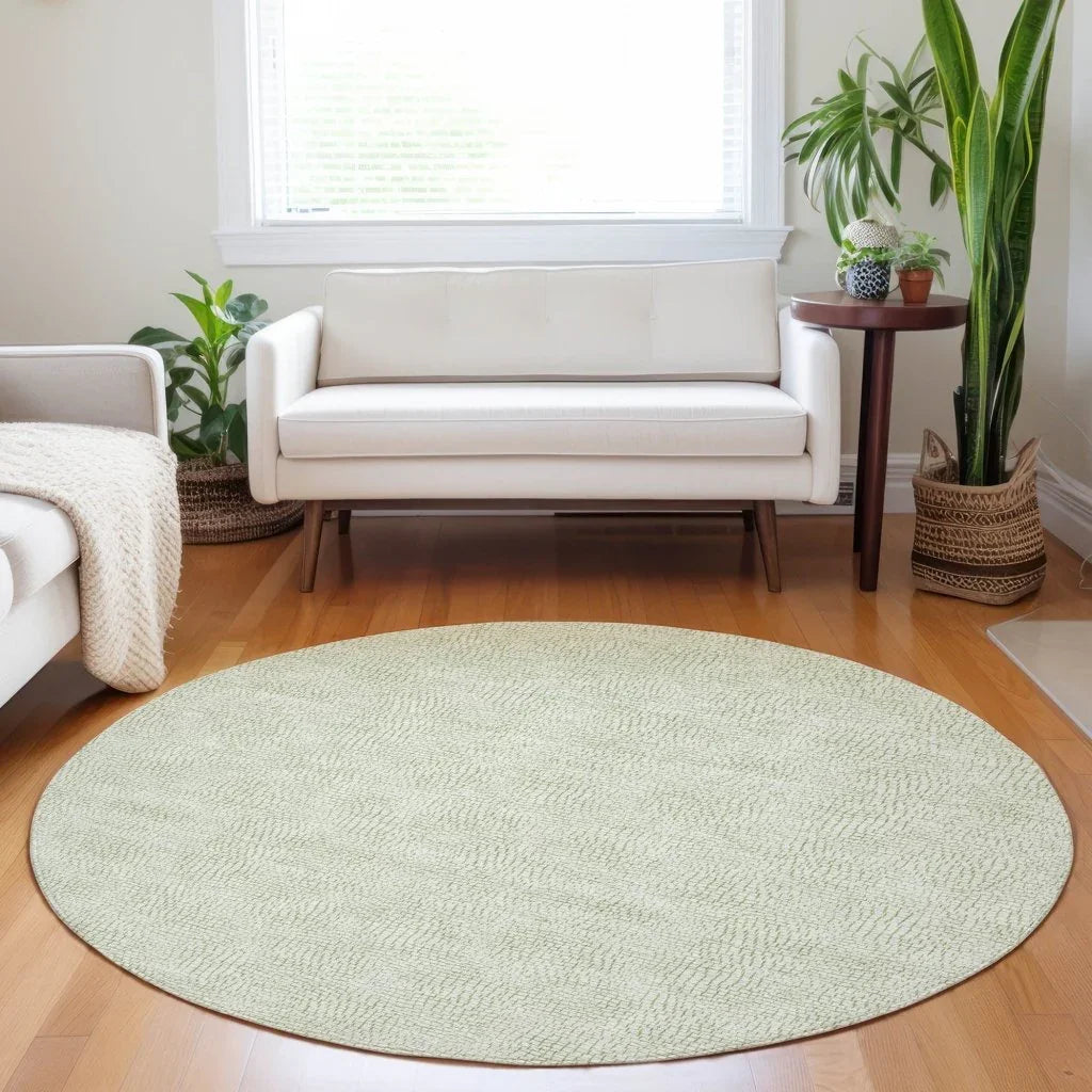 LOOMLAN Rugs Eleya Aloe Washable Indoor-Outdoor Rug