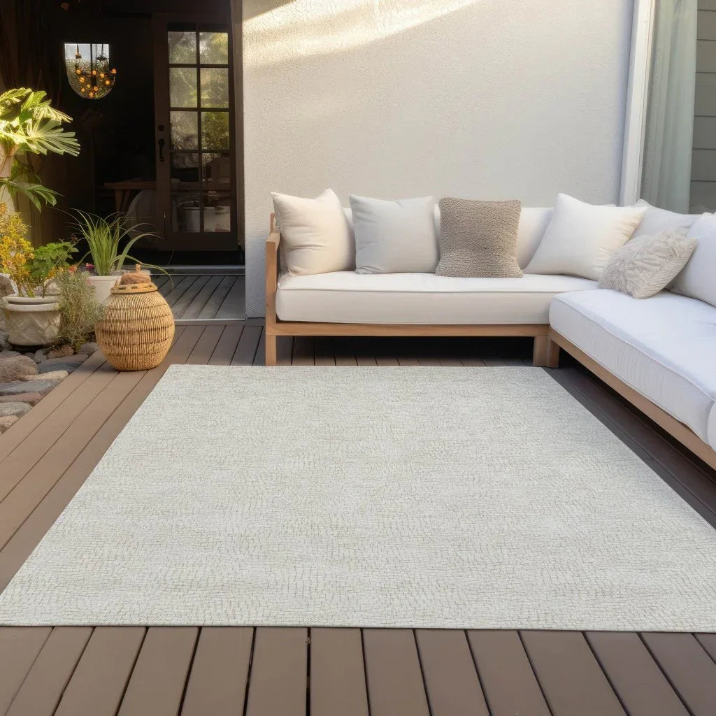 LOOMLAN Rugs Eleya Brown Washable Indoor-Outdoor Rug
