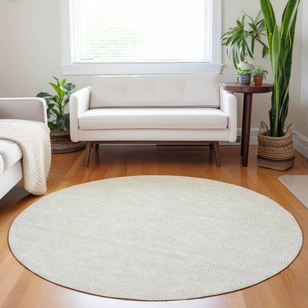 LOOMLAN Rugs Eleya Brown Washable Indoor-Outdoor Rug