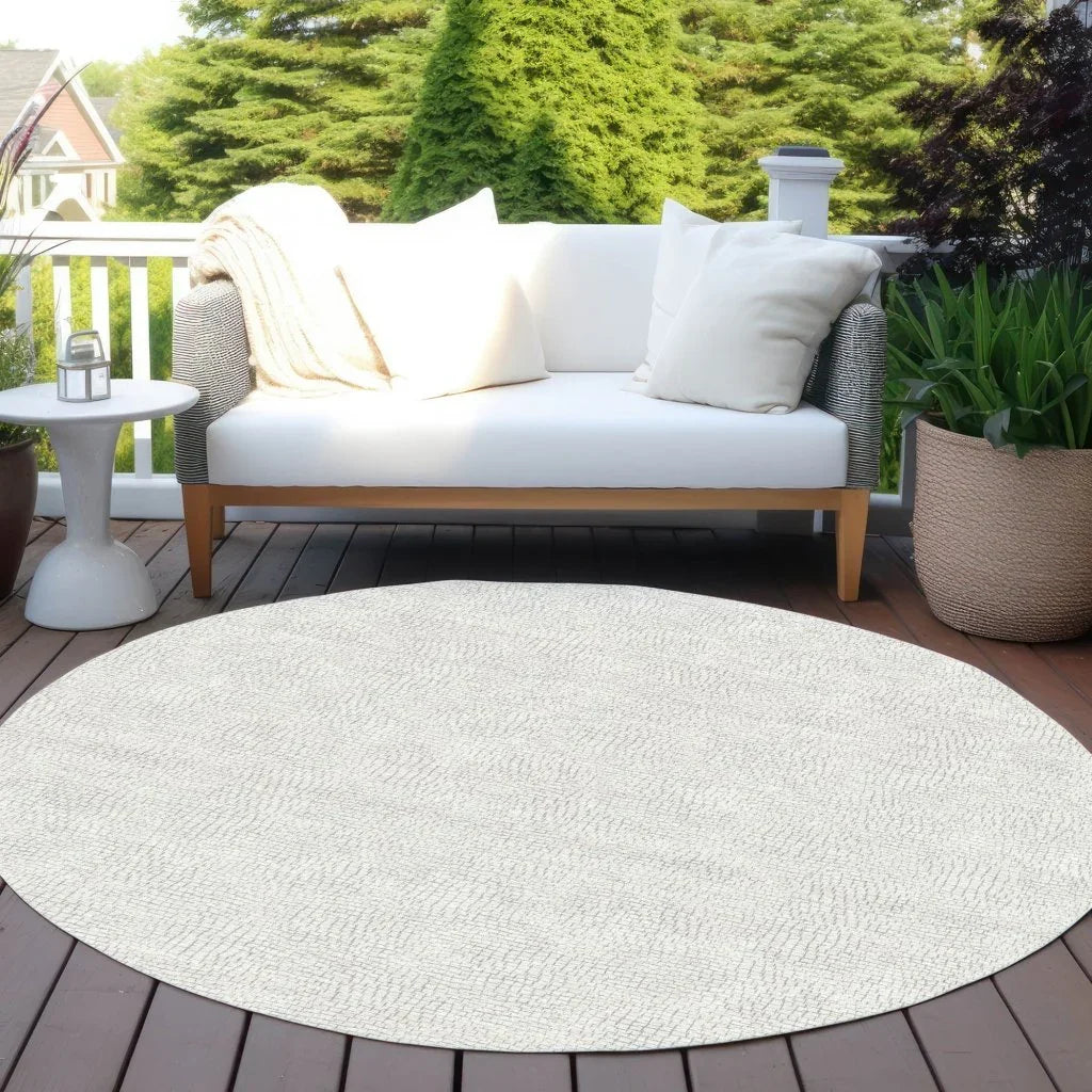 LOOMLAN Rugs Eleya Gray Washable Indoor-Outdoor Rug