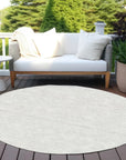 LOOMLAN Rugs Eleya Gray Washable Indoor-Outdoor Rug
