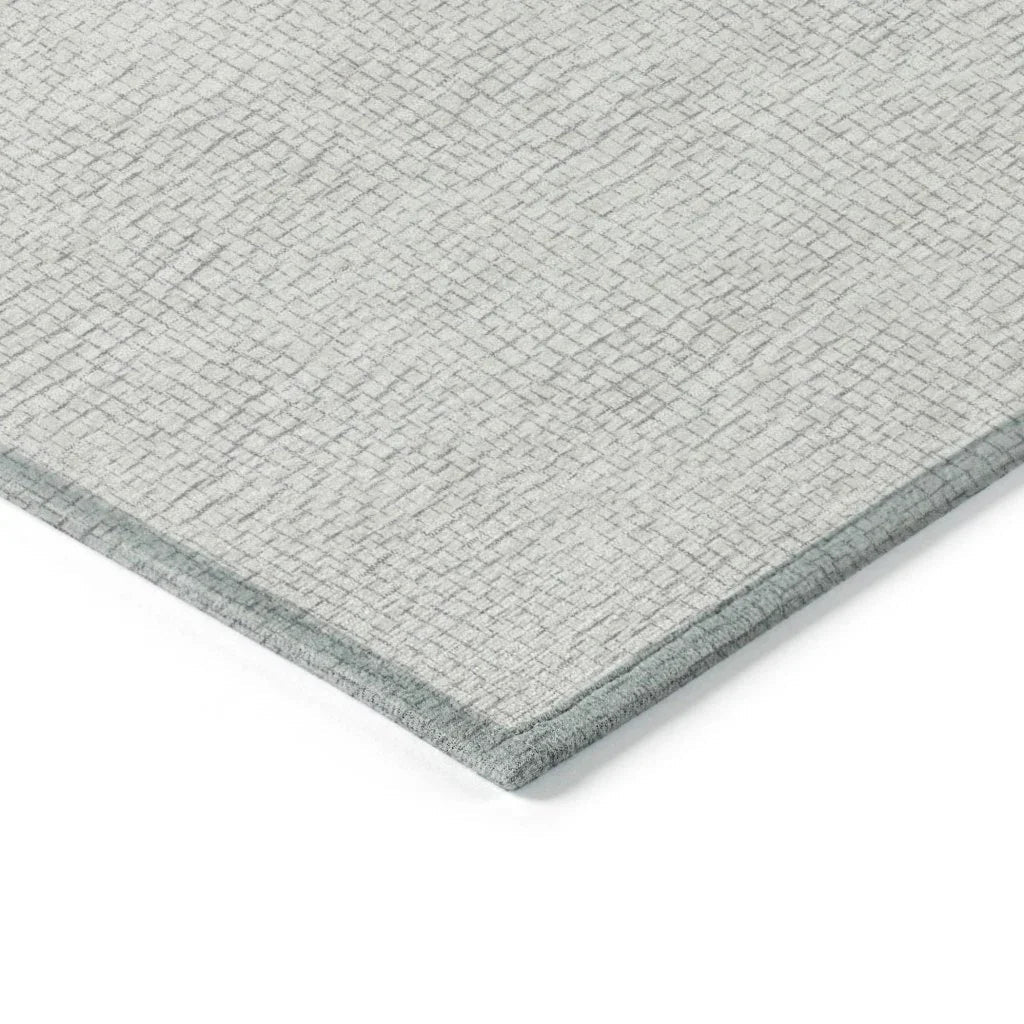 LOOMLAN Rugs Eleya Gray Washable Indoor-Outdoor Rug
