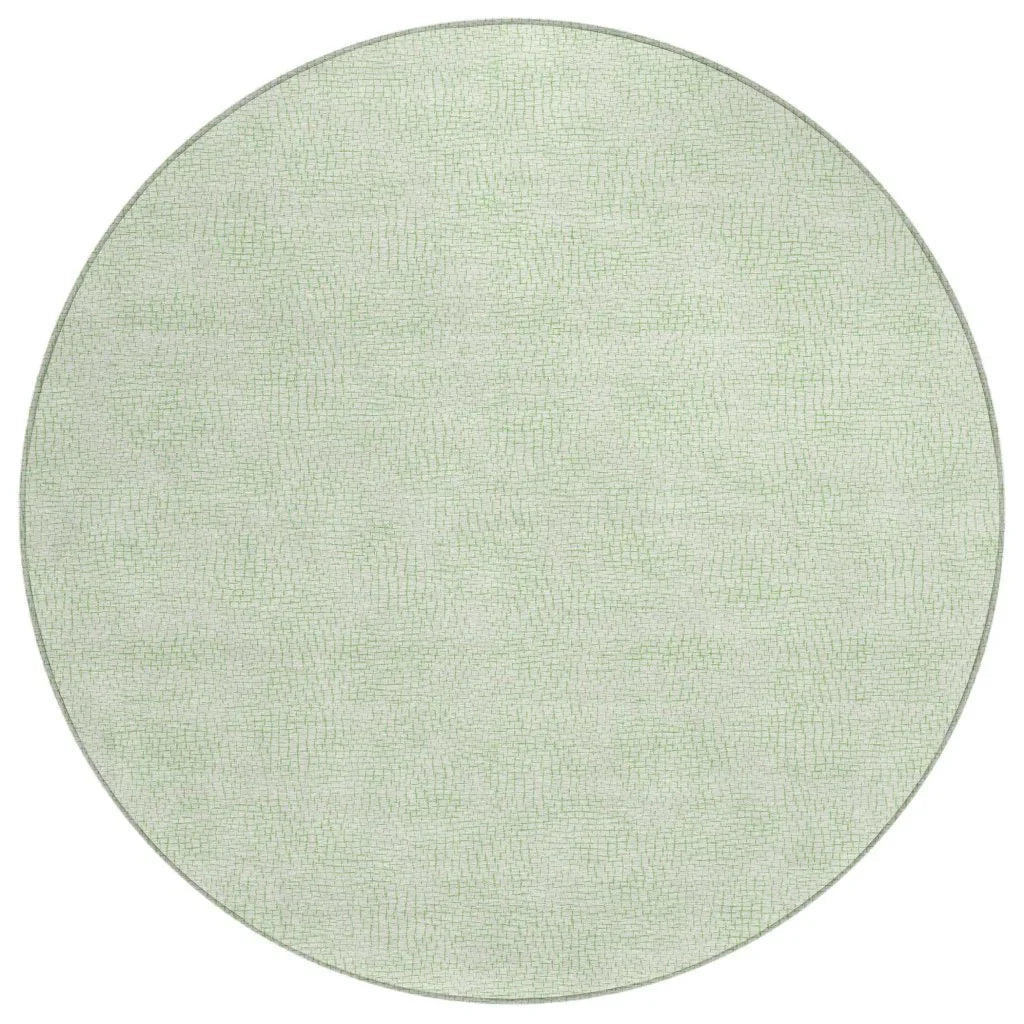LOOMLAN Rugs Eleya Green Washable Indoor-Outdoor Rug
