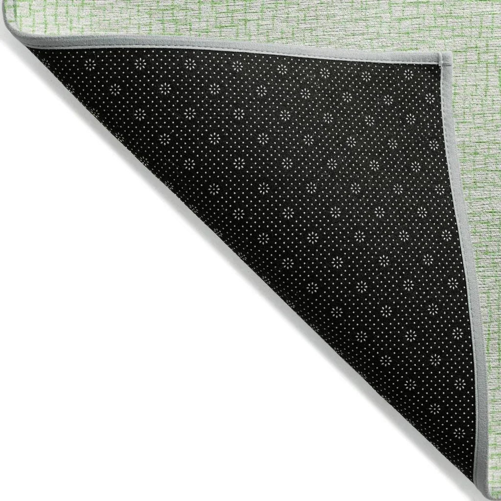 LOOMLAN Rugs Eleya Green Washable Indoor-Outdoor Rug