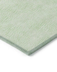 LOOMLAN Rugs Eleya Green Washable Indoor-Outdoor Rug