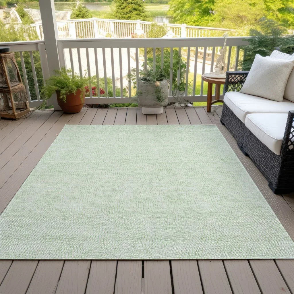 LOOMLAN Rugs Eleya Green Washable Indoor-Outdoor Rug