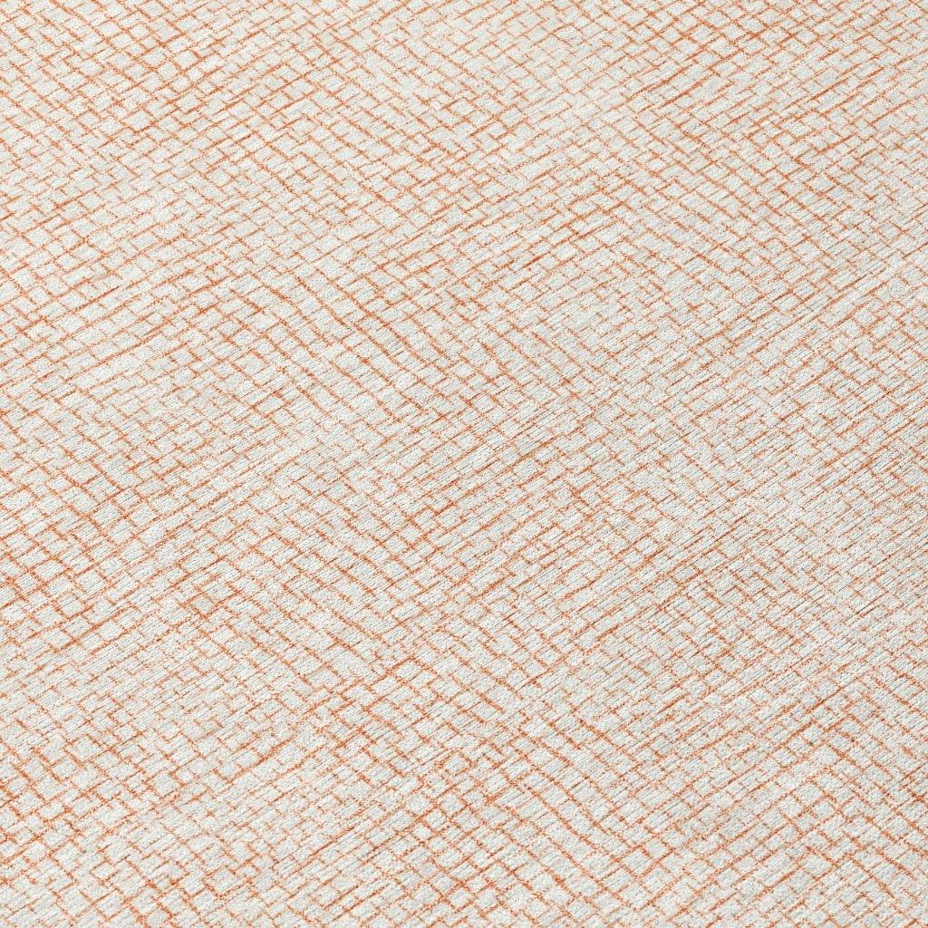 LOOMLAN Rugs Eleya Orange Washable Indoor-Outdoor Rug