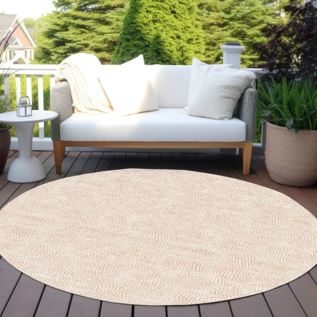 LOOMLAN Rugs Eleya Orange Washable Indoor-Outdoor Rug