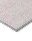 LOOMLAN Rugs Eleya Pink Washable Indoor-Outdoor Rug