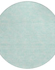 LOOMLAN Rugs Eleya Teal Washable Indoor-Outdoor Rug