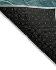 Elion Teal Washable Indoor - Outdoor Rug - LOOMLAN - LOOMLAN Rugs - Outdoor Rugs