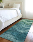 Elion Teal Washable Indoor - Outdoor Rug - LOOMLAN - LOOMLAN Rugs - Outdoor Rugs