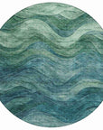 Elion Teal Washable Indoor - Outdoor Rug - LOOMLAN - LOOMLAN Rugs - Outdoor Rugs