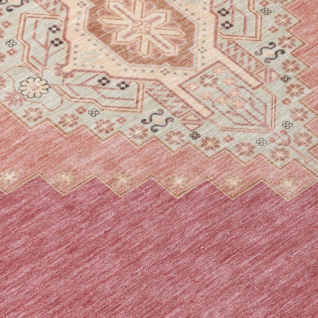LOOMLAN Rugs Elira Blush Washable Indoor-Outdoor Rug