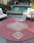 LOOMLAN Rugs Elira Blush Washable Indoor-Outdoor Rug