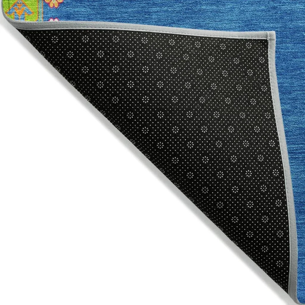 LOOMLAN Rugs Elira Denim Washable Indoor-Outdoor Rug