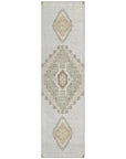 LOOMLAN Rugs Elira Ivory Washable Indoor-Outdoor Rug