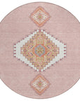 LOOMLAN Rugs Elira Pink Washable Indoor-Outdoor Rug