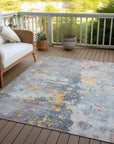 LOOMLAN Rugs Ellior Granite Washable Indoor-Outdoor Rug