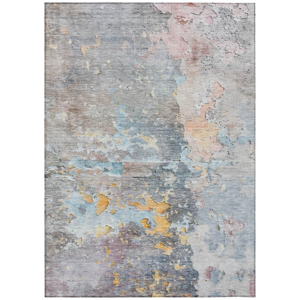 LOOMLAN Rugs Ellior Granite Washable Indoor-Outdoor Rug