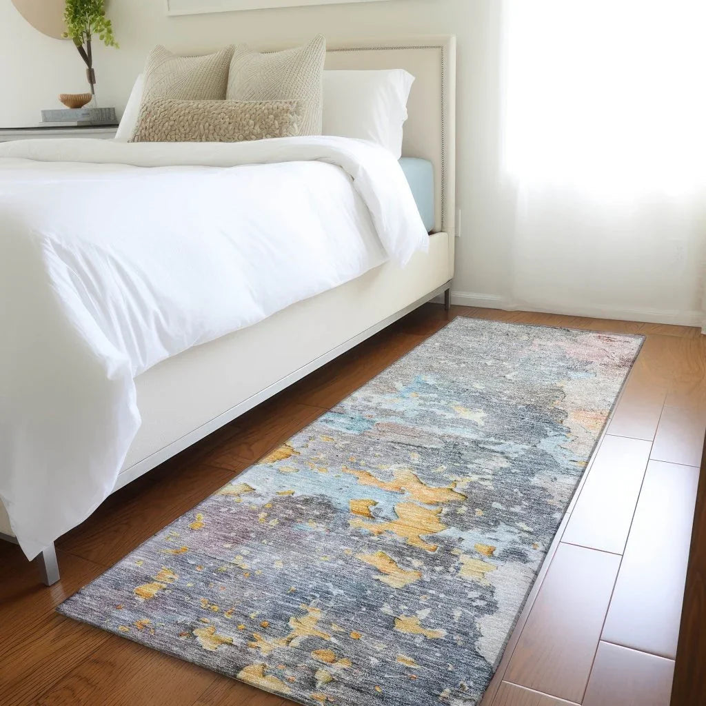 LOOMLAN Rugs Ellior Granite Washable Indoor-Outdoor Rug