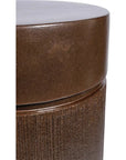Seasonal Living Ellipse Accent Table - Pyrite Brown Outdoor End Table