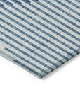 LOOMLAN Rugs Elowen Blue Washable Indoor-Outdoor Rug