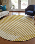 LOOMLAN Rugs Elowen Gold Washable Indoor-Outdoor Rug