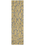 LOOMLAN Rugs Elowira Gold Washable Indoor-Outdoor Rug